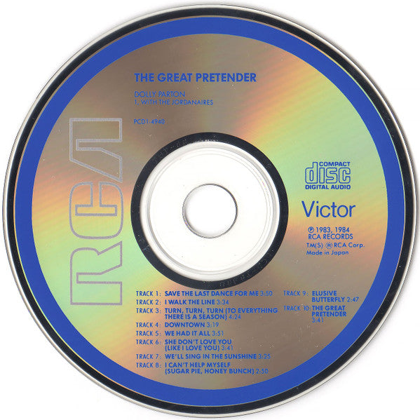 Dolly Parton : The Great Pretender (CD, Album, Den)