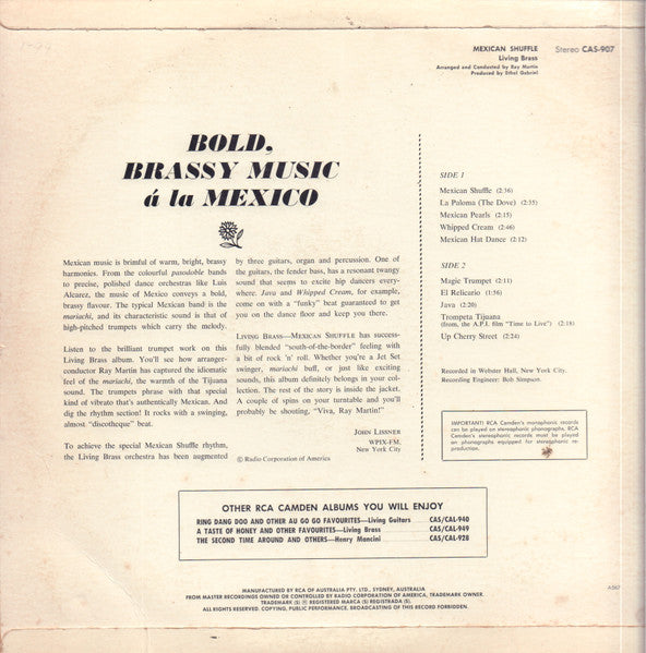 Living Brass : Mexican Shuffle (LP, Album)