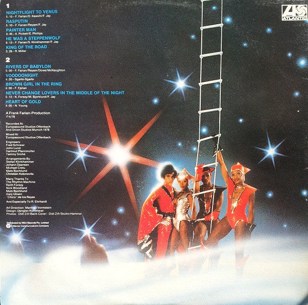 Boney M. : Nightflight To Venus (LP, Album, Gat)