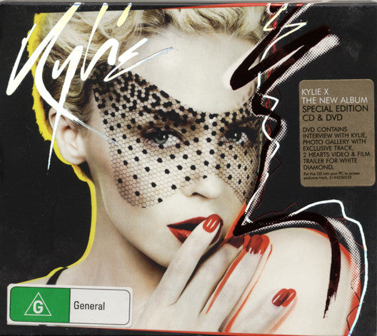 Kylie* : X (CD, Album, Enh + DVD-V, PAL + S/Edition, Sli)