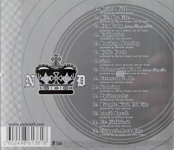 No Doubt : The Singles 1992-2003 (CD, Comp, RP)