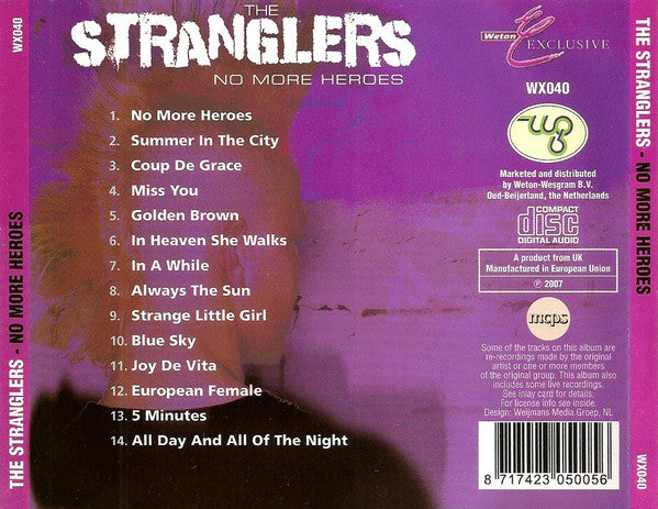 The Stranglers : No More Heroes (CD, Comp)