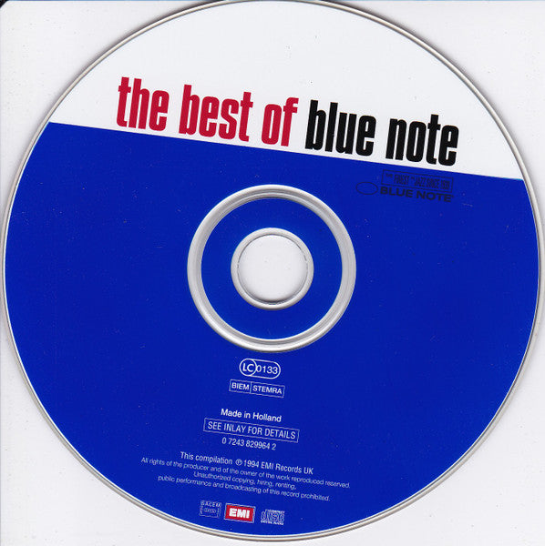 Various : The Best Of Blue Note (CD, Comp, EMI)