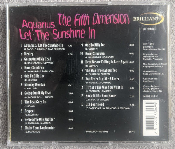 The Fifth Dimension : Aquarius / Let The Sunshine In (CD)