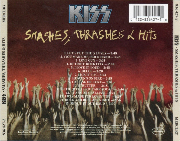 KISS : Smashes, Thrashes & Hits (CD, Comp)