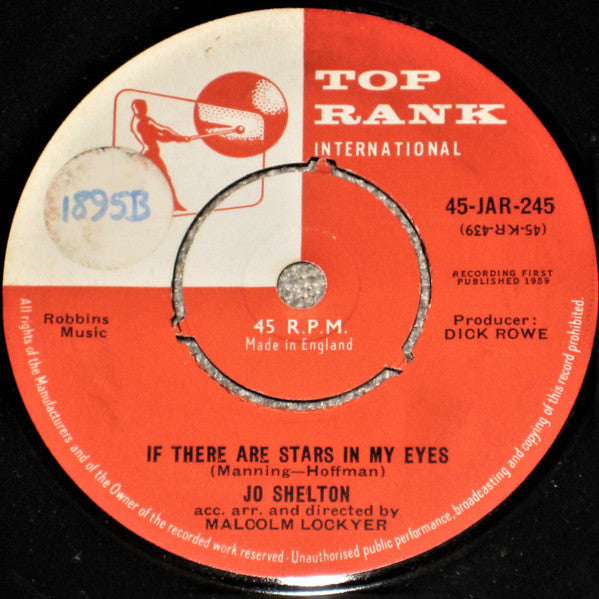 Jo Shelton : If There Are Stars In My Eyes (7")