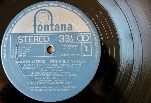 Winifred Atwell : Chartbusters (LP, Album)