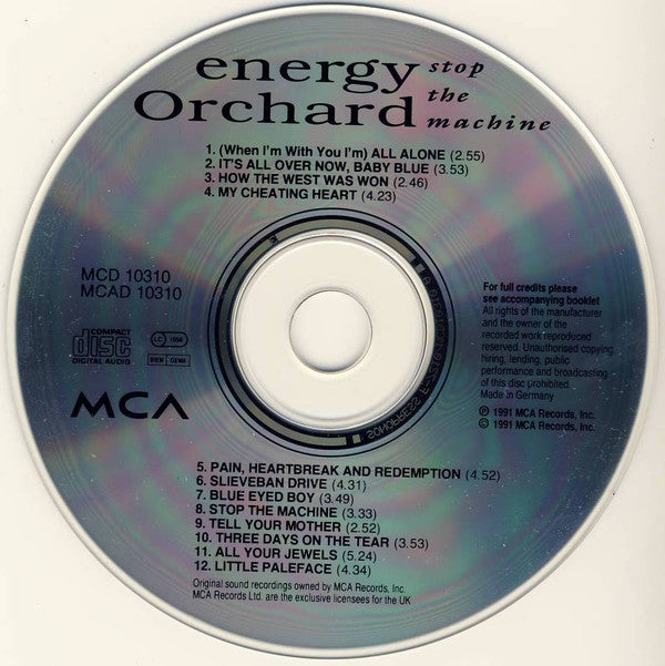 Energy Orchard : Stop The Machine (CD, Album)