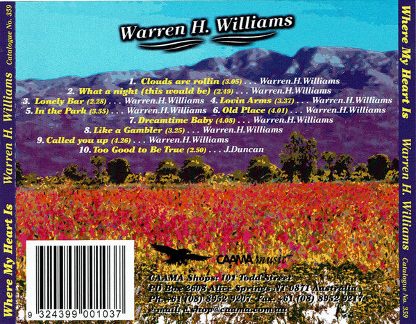 Warren H. Williams : Where My Heart Is (CD)
