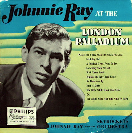 Johnnie Ray : At The London Palladium (10", Album, RE)