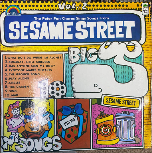 The Peter Pan Chorus : Sesame Street Vol. 2 (LP, Album, CBS)