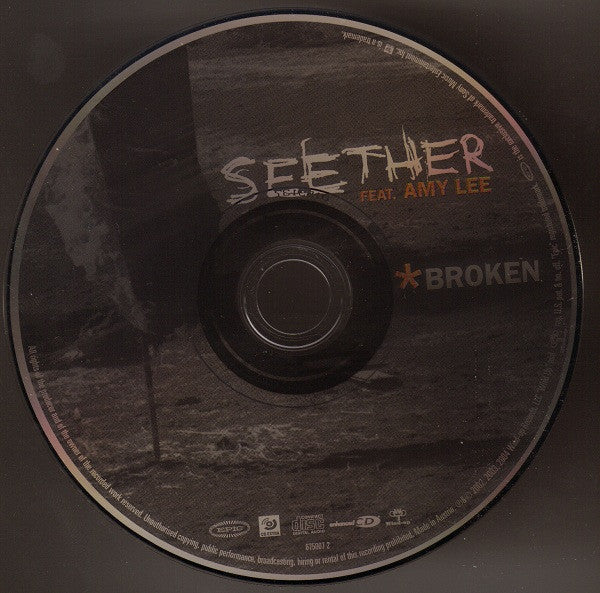 Seether Feat. Amy Lee : Broken (CD, Single, Enh)