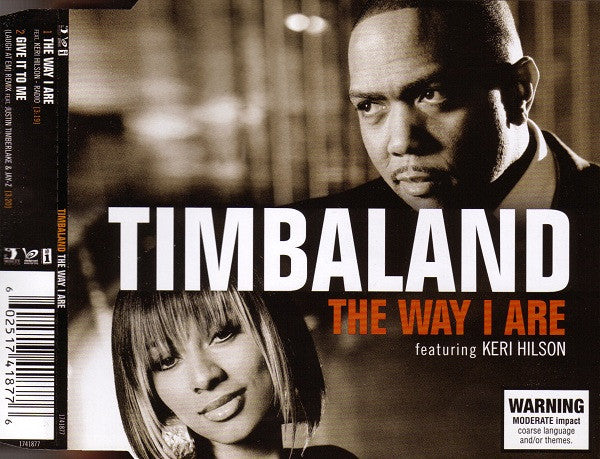 Timbaland Featuring Keri Hilson : The Way I Are (CD, Single)