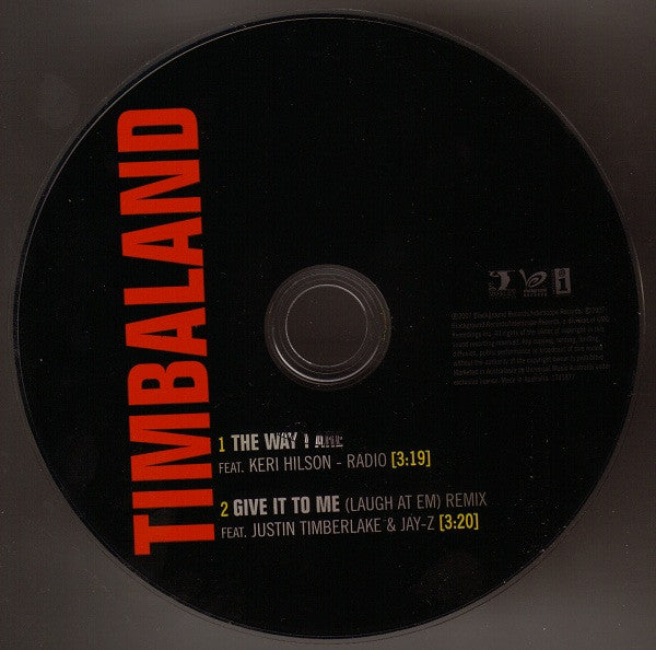 Timbaland Featuring Keri Hilson : The Way I Are (CD, Single)