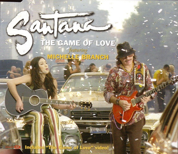 Santana Featuring Michelle Branch : The Game Of Love (CD, Maxi, Enh)