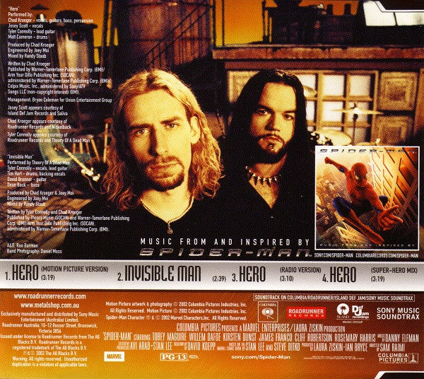 Chad Kroeger Featuring Josey Scott : Hero (CD, Maxi)