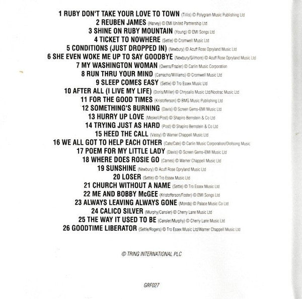 Kenny Rogers & The First Edition : Ruby Don't Take Your Love To Town (CD, Comp)