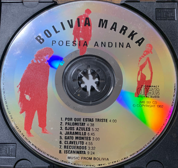 Bolivia Marka : Poesia Andina (CD, Album)