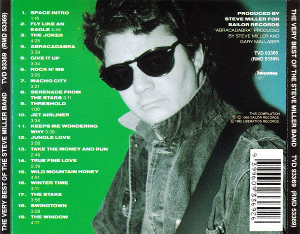 The Steve Miller Band* : The Very Best Of The Steve Miller Band (CD, Comp)