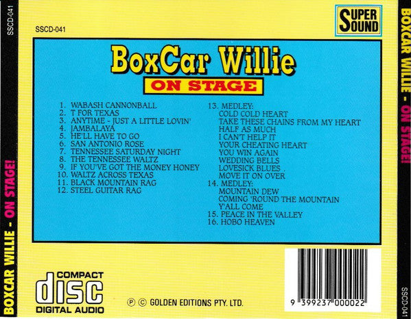 Boxcar Willie : On Stage (CD)