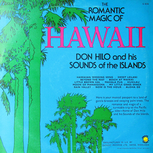 Don Hilo : The Romantic Magic Of Hawaii (LP, Album)