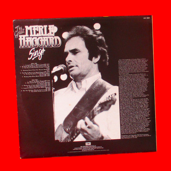Merle Haggard : The Great Merle Haggard Sings (LP, Comp)