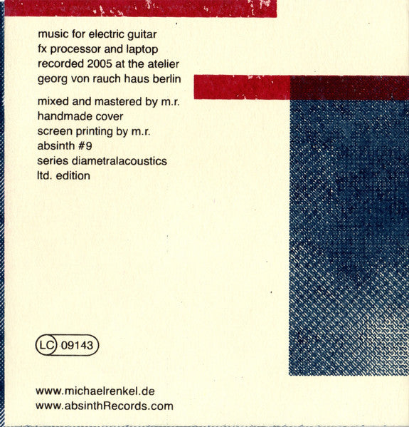 Michael Renkel : Errorkoerper III (CD, Album, Ltd, Num)