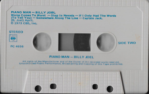 Billy Joel : Piano Man (Cass, Album, Gre)