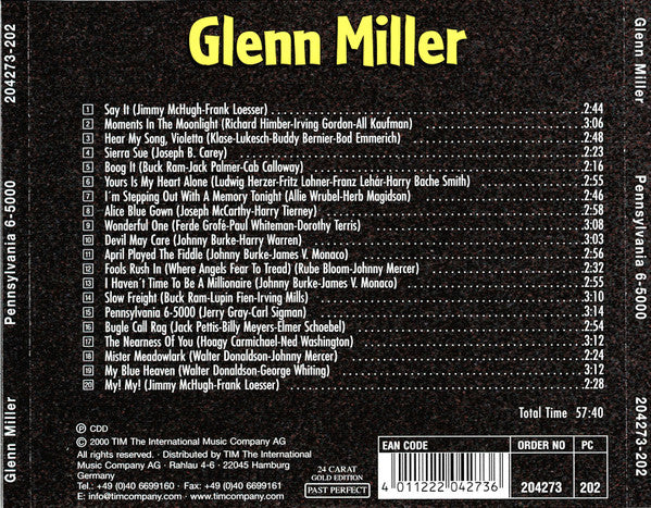 Glenn Miller : Pennsylvania 6-5000 (CD, Comp)