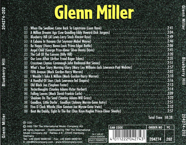 Glenn Miller : Blueberry Hill (CD, Comp)