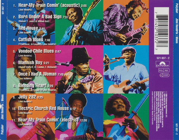 Jimi Hendrix : Blues (CD, Comp)