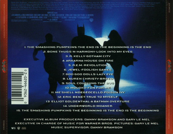 Various : Batman & Robin (Music From And Inspired By The "Batman & Robin" Motion Picture) (CD, Album, Comp)
