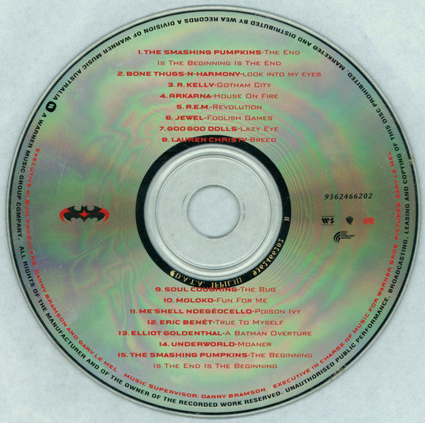 Various : Batman & Robin (Music From And Inspired By The "Batman & Robin" Motion Picture) (CD, Album, Comp)