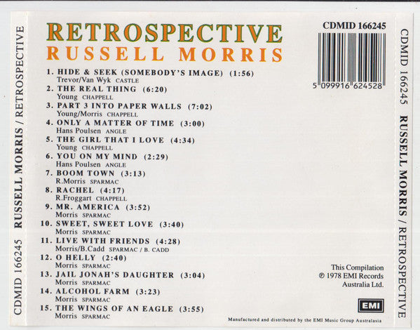 Russell Morris : Retrospective (CD, Comp)
