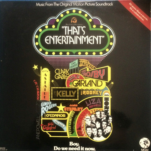 Various : Music From The Original Motion Picture Soundtrack - That's Entertainment (2xLP, Album, Gat)