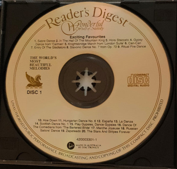 Various : Wonderful World Of Melody  (3xCD, Comp)