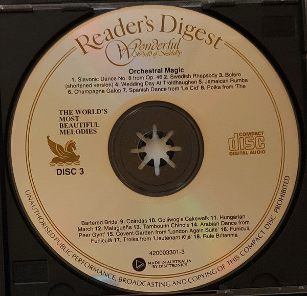 Various : Wonderful World Of Melody  (3xCD, Comp)