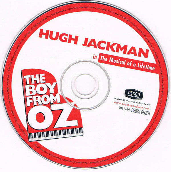 Hugh Jackman : The Boy From Oz (Original Cast Recording) (CD, Album)