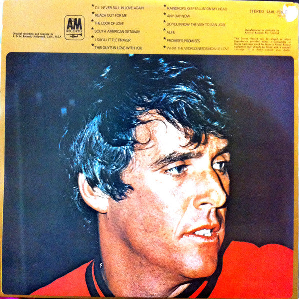 Burt Bacharach : Burt Bacharach's Great Hits (LP, Comp, Gat)