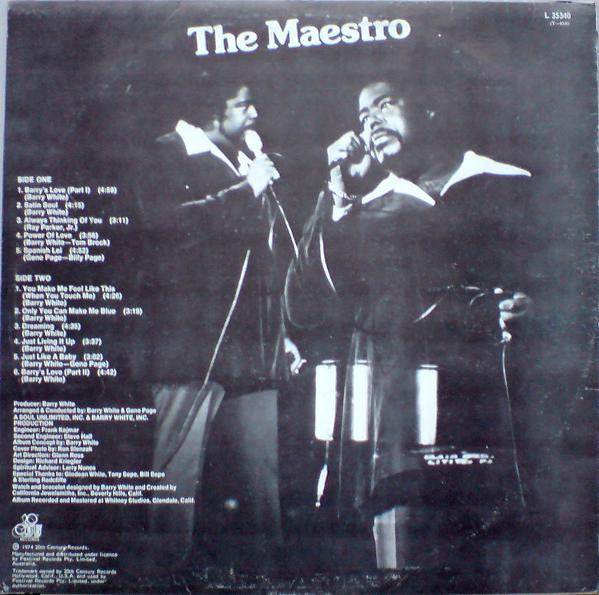 The Love Unlimited Orchestra* : White Gold (LP, Album)