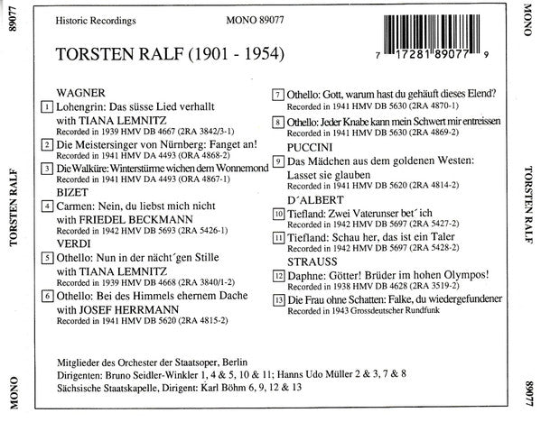 Torsten Ralf : Torsten Ralf (CD, Comp, Mono)