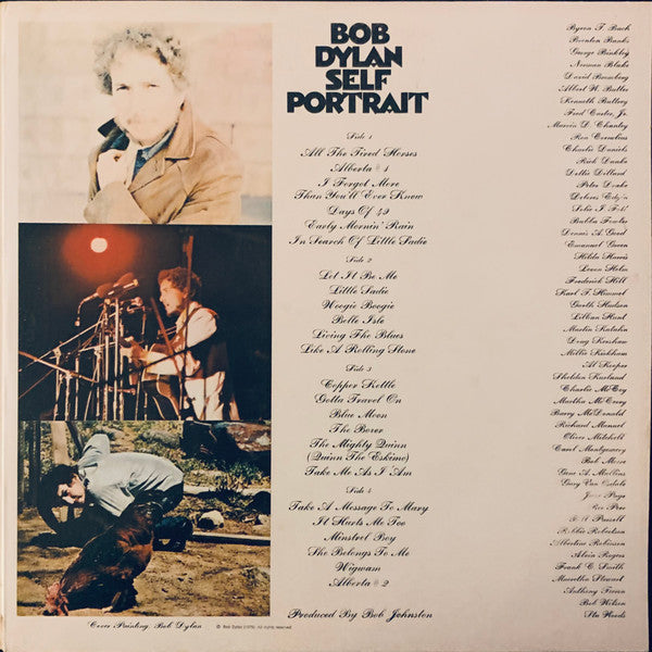 Bob Dylan : Self Portrait (2xLP, Album)