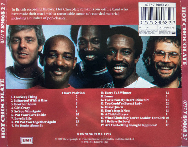 Hot Chocolate : Their Greatest Hits (CD, Comp)