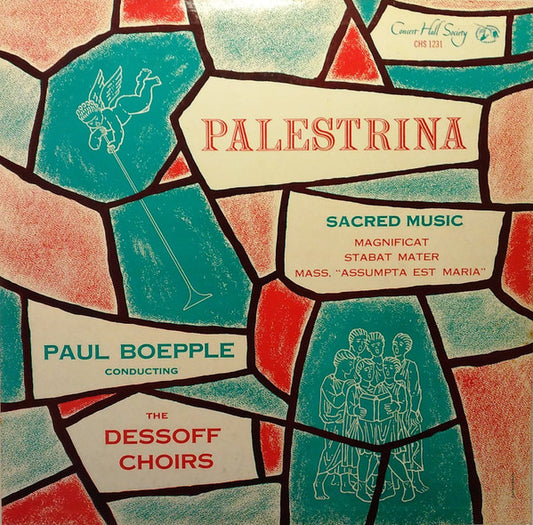 Giovanni Pierluigi da Palestrina / Dessoff Choirs / Paul Boepple : Palestrina (Mass: Assumpta Est Maria / Magnificat / Stabat Mater) (LP, Mono)