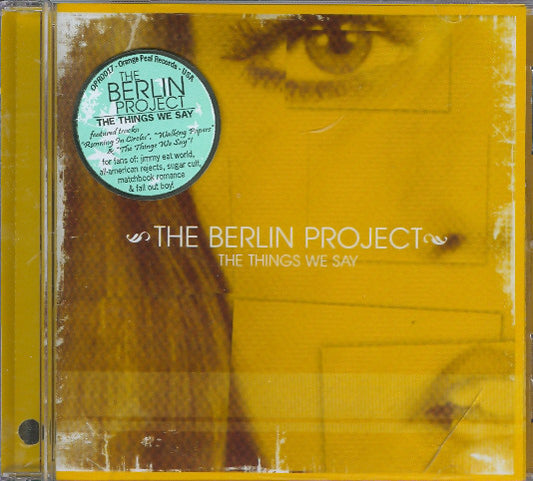 The Berlin Project : The Things We Say (CD, Album)