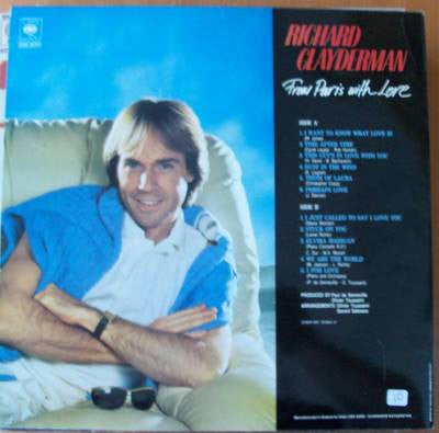 Richard Clayderman : From Paris With Love (LP, Album)