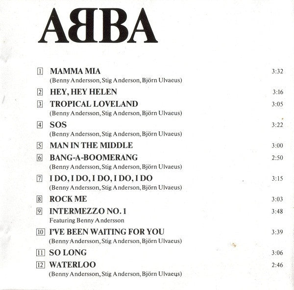 ABBA : ABBA (CD, Album, RE)
