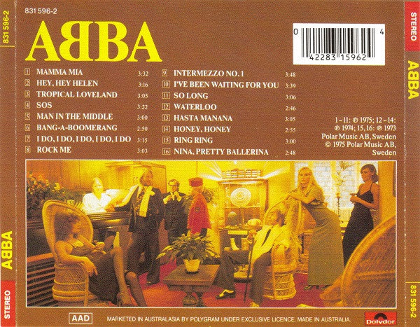 ABBA : ABBA (CD, Album, RE)