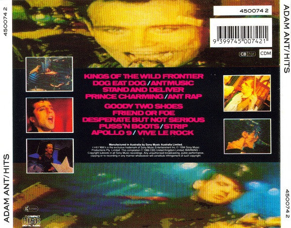 Adam Ant : Hits (CD, Comp, RE)