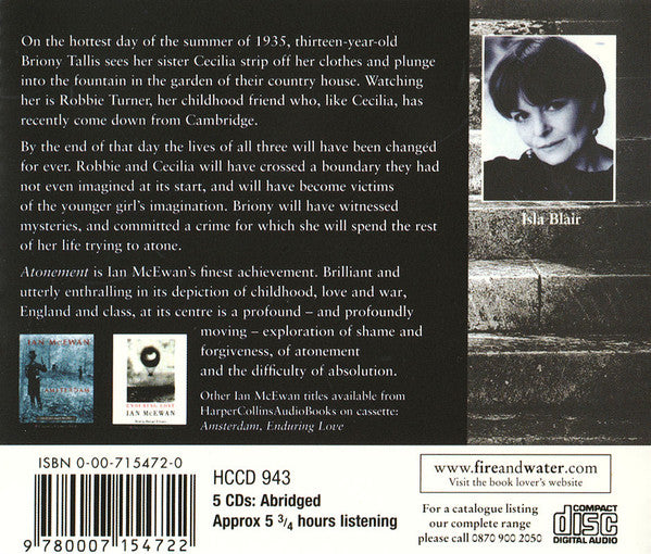 Ian McEwan : Atonement (5xCD, RE, Abr)